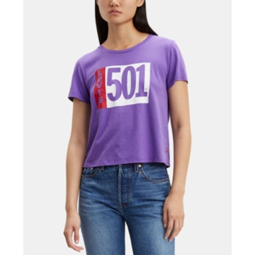 Levi's Surf Cotton Graphic T-Shirt - Purple, Sm